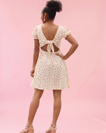 knit sewing pattern with empire waist option square neck tie back