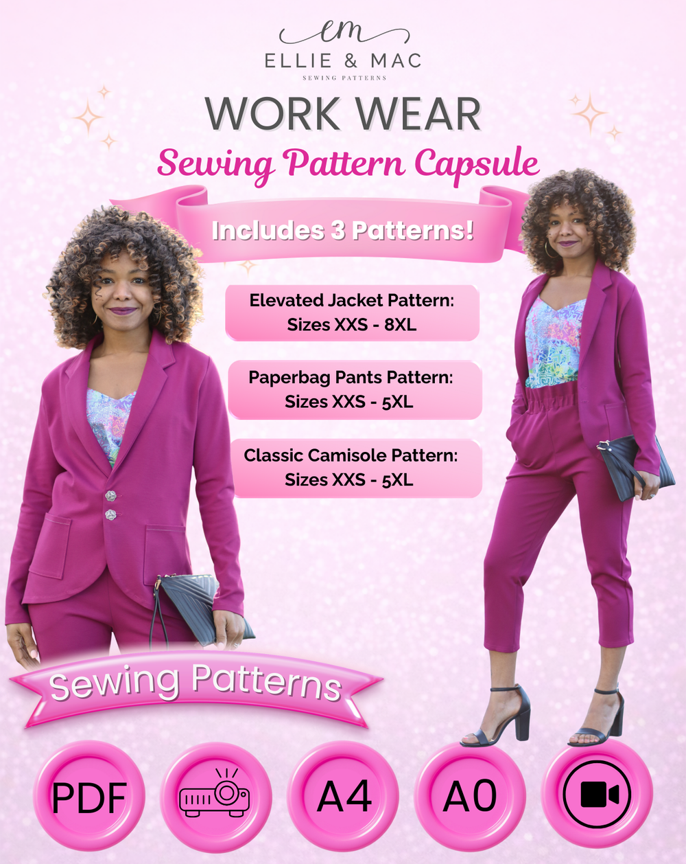 Work Things Pattern Work Wear Sewing Pattern Capsule
