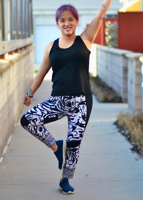 Endurance Color Block Leggings Pattern