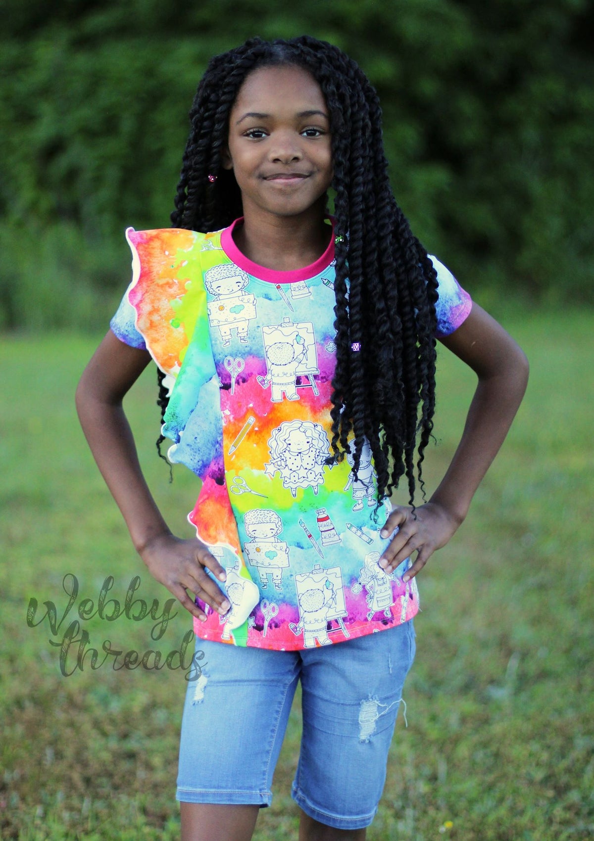 Kids Forever Flounce Top Pattern