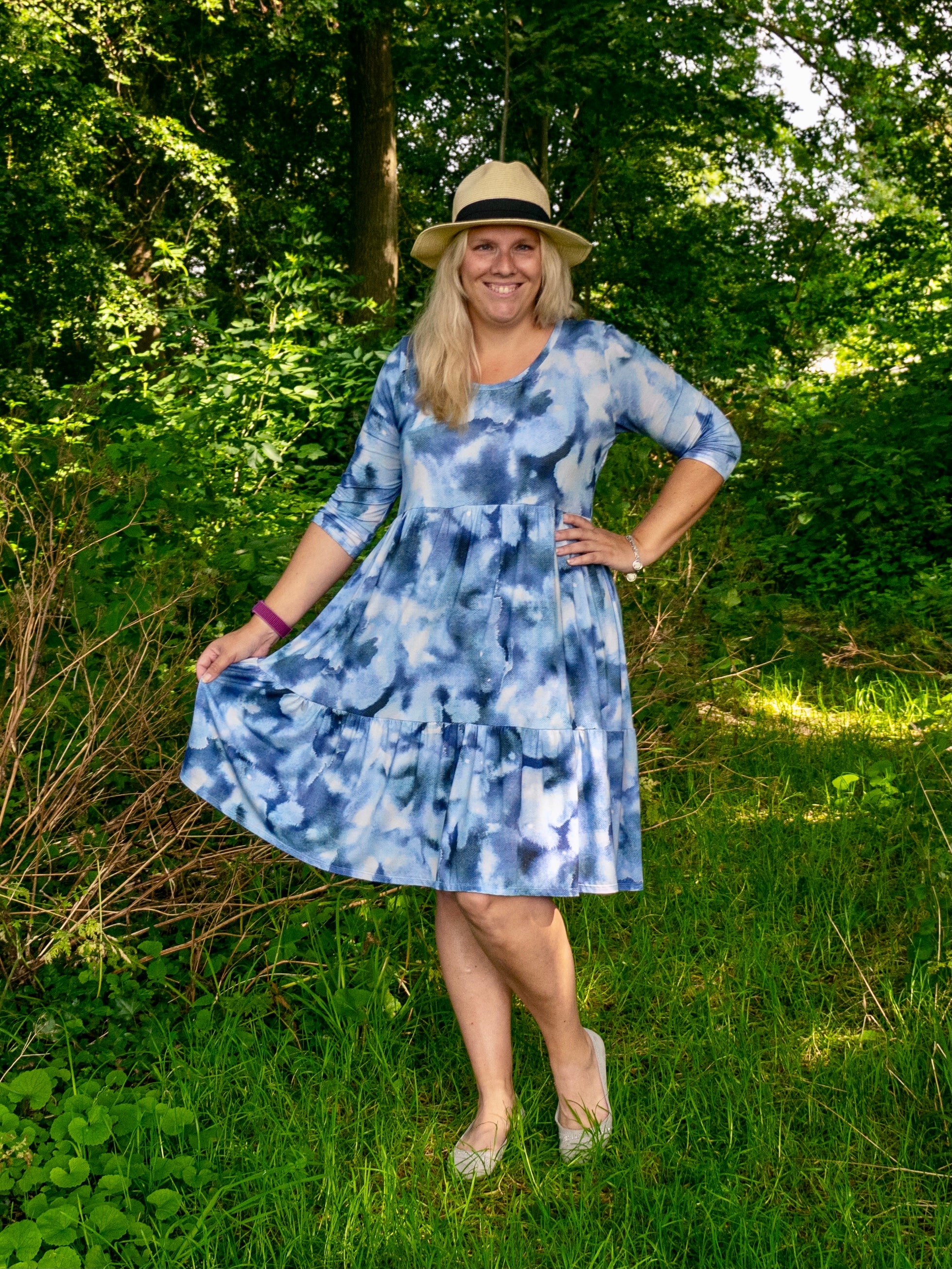 Staycation Tiered Peplum & Dress Pattern