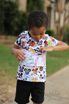 Kids Color-Block Tie Top Pattern