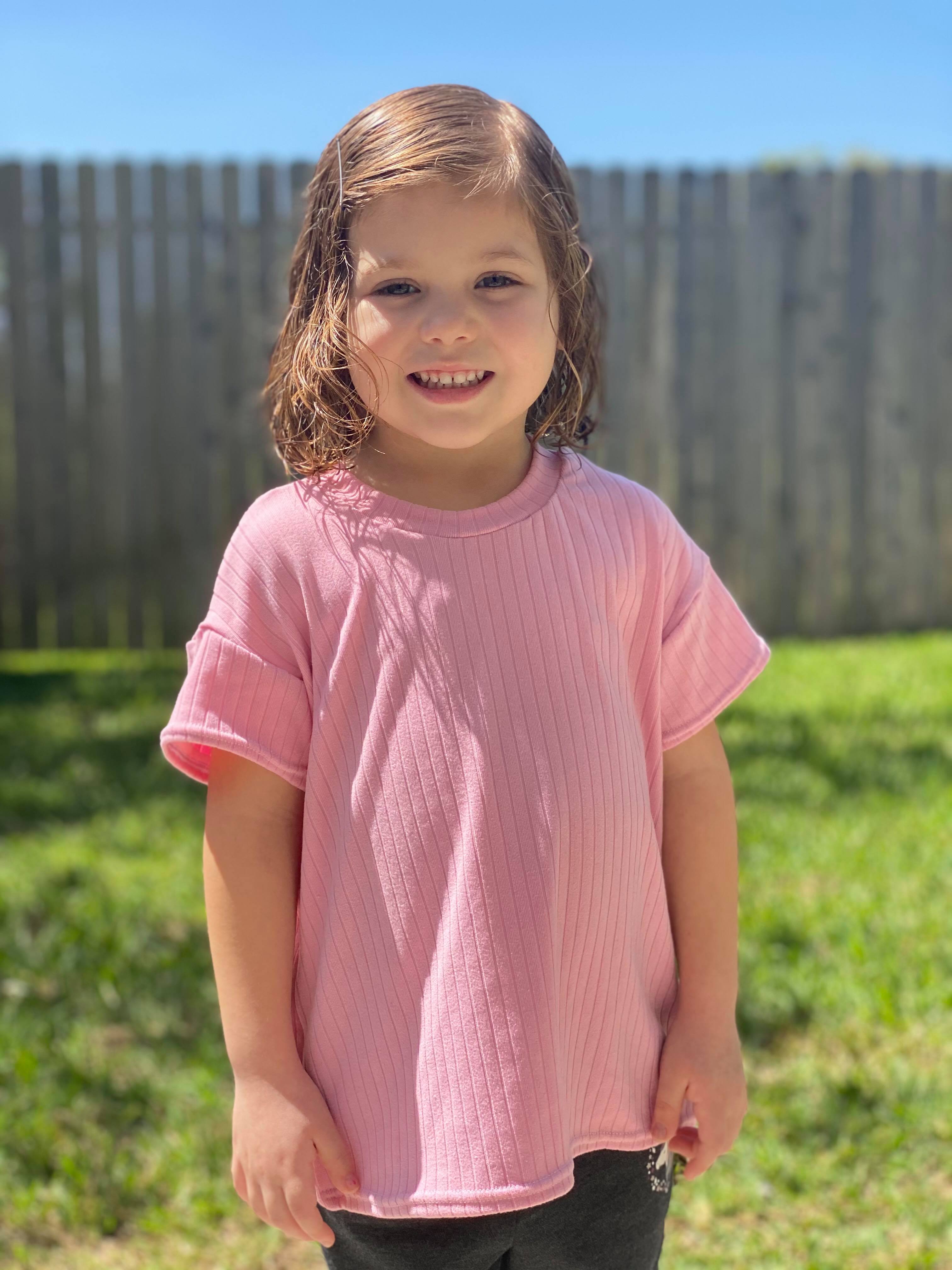 Kids Oversized Tee Pattern