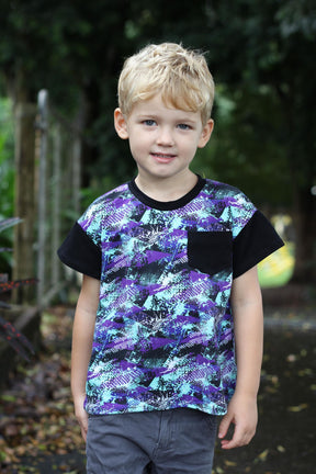 Kids Oversized Tee Pattern