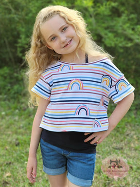 Kids Oversized Tee Pattern