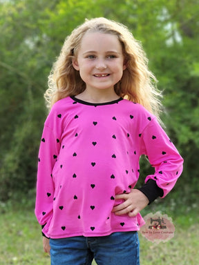 Kids Oversized Tee Pattern