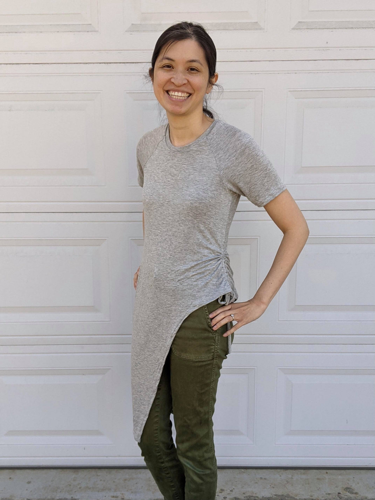 Asymmetrical Cinch Top Sewing Pattern