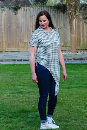 Asymmetrical Cinch Top Pattern