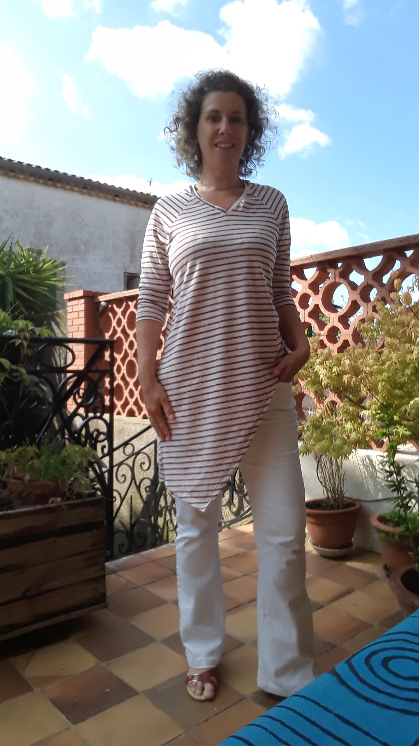 Asymmetrical Cinch Top Pattern