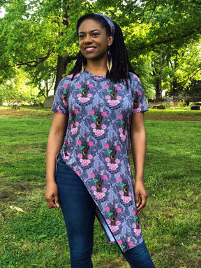 Asymmetrical Cinch Top Pattern