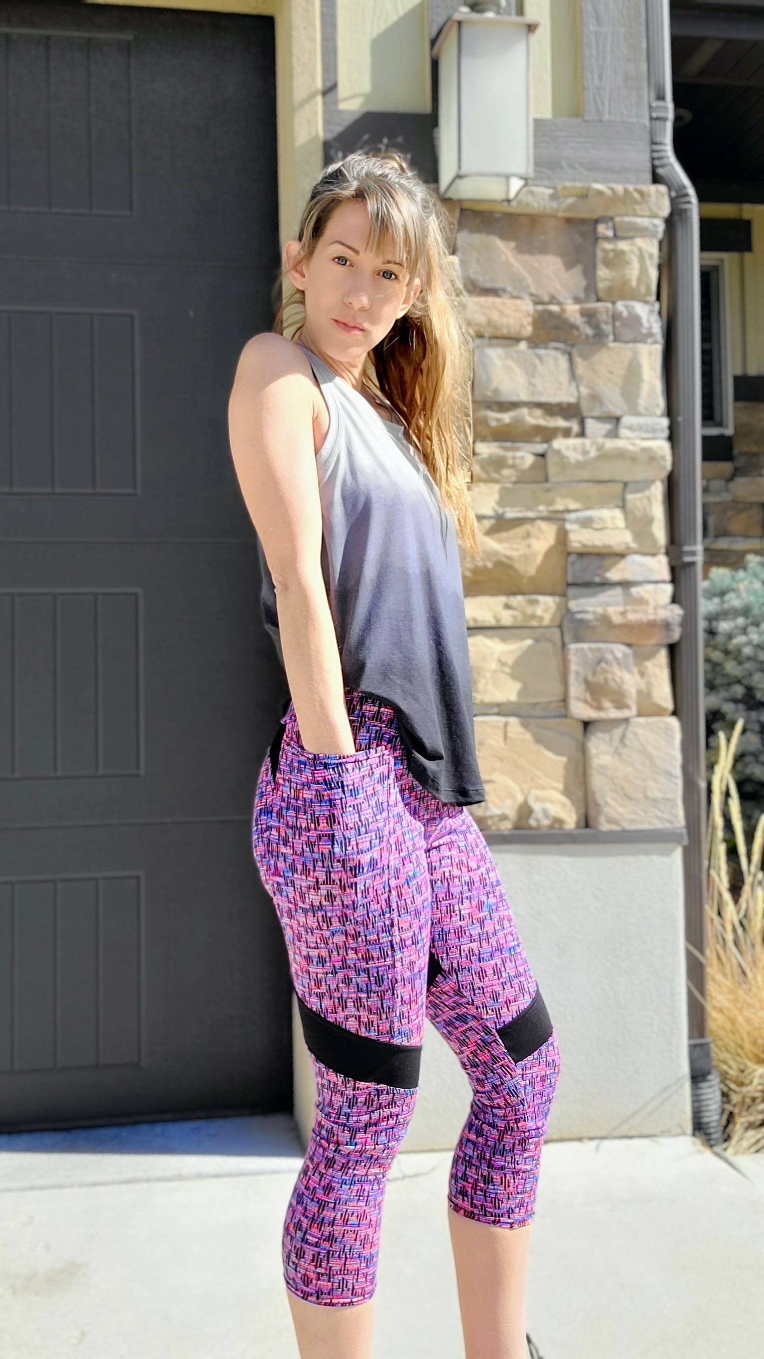 Endurance Color Block Leggings Pattern