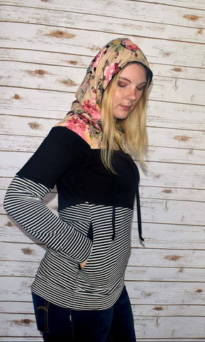 Around the Block Hoodie Pattern (adult)
