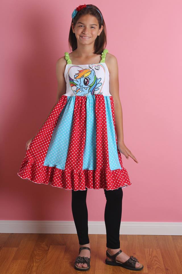 Girls Ava Tank Dress Pattern - Ellie and Mac, Digital (PDF) Sewing Patterns | USA, Canada, UK, Australia