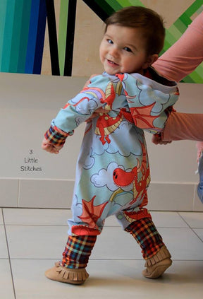 Unisex Beatbox Romper Pattern - Ellie and Mac, Digital (PDF) Sewing Patterns | USA, Canada, UK, Australia