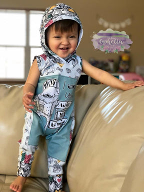 Unisex Beatbox Romper Pattern - Ellie and Mac, Digital (PDF) Sewing Patterns | USA, Canada, UK, Australia