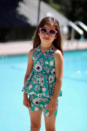 Girl's Be Brilliant Swimsuit Pattern - Ellie and Mac, Digital (PDF) Sewing Patterns | USA, Canada, UK, Australia