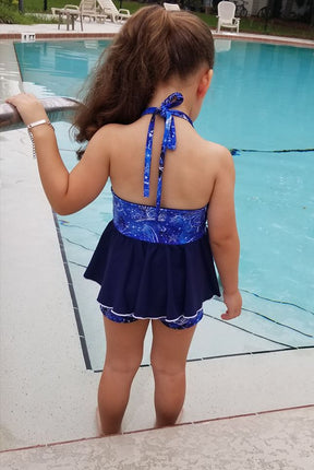 Girl's Be Brilliant Swimsuit Pattern - Ellie and Mac, Digital (PDF) Sewing Patterns | USA, Canada, UK, Australia