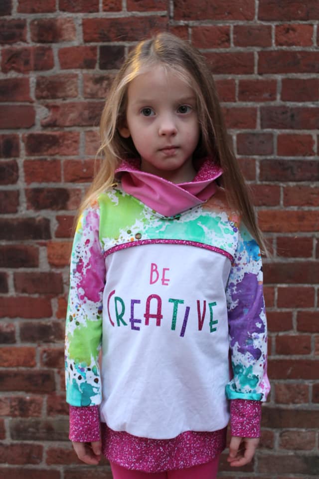 Be Creative Hoodie Pattern (kids)