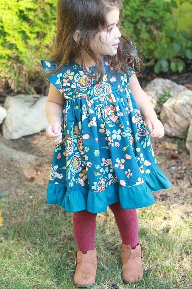 Girl's Be Curious Dress Pattern - Ellie and Mac, Digital (PDF) Sewing Patterns | USA, Canada, UK, Australia