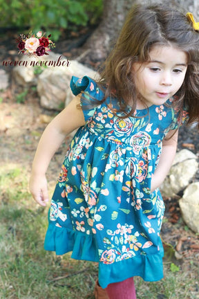 Girl's Be Curious Dress Pattern - Ellie and Mac, Digital (PDF) Sewing Patterns | USA, Canada, UK, Australia