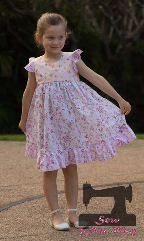 Girl's Be Curious Dress Pattern - Ellie and Mac, Digital (PDF) Sewing Patterns | USA, Canada, UK, Australia