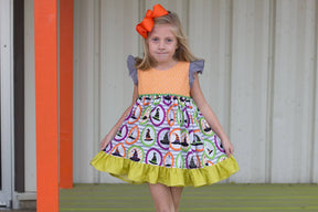 Girl's Be Curious Dress Pattern - Ellie and Mac, Digital (PDF) Sewing Patterns | USA, Canada, UK, Australia