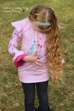 Girl's Be Determined Top, Tunic & Dress Pattern - Ellie and Mac, Digital (PDF) Sewing Patterns | USA, Canada, UK, Australia