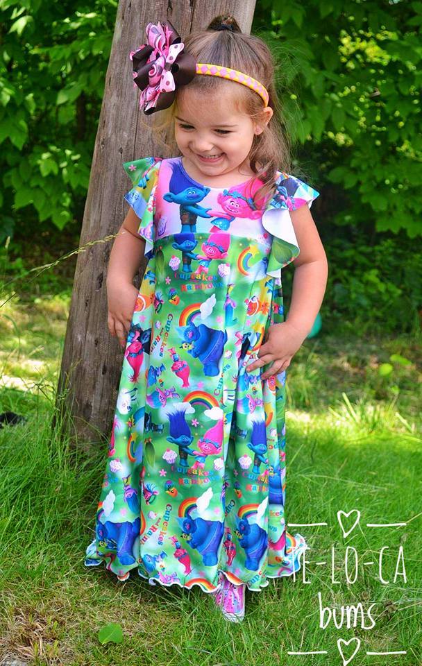 Girl's Be Dreamy Dress Pattern - Ellie and Mac, Digital (PDF) Sewing Patterns | USA, Canada, UK, Australia