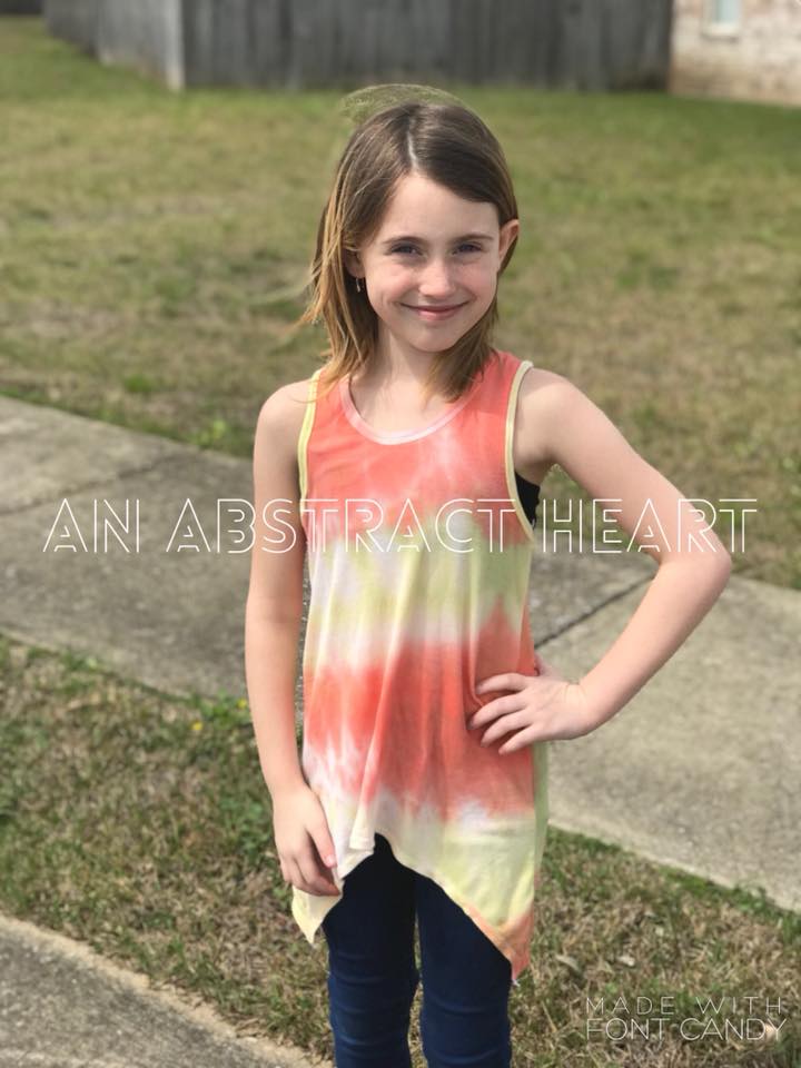 Girl's Be Fancy Tank Top Pattern - Ellie and Mac, Digital (PDF) Sewing Patterns | USA, Canada, UK, Australia