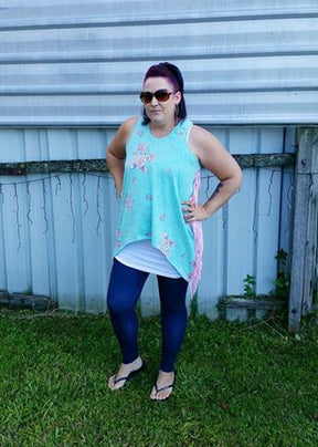 Teen / Women's Be Fancy Tank Top Pattern - Ellie and Mac, Digital (PDF) Sewing Patterns | USA, Canada, UK, Australia