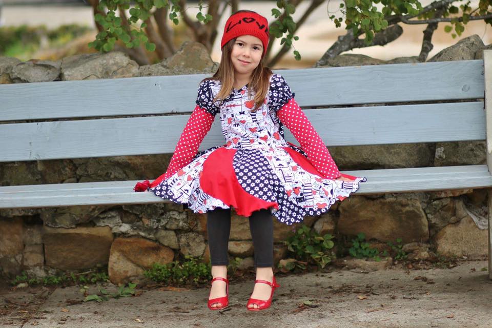 Girl's Be Fearless Dress Pattern - Ellie and Mac, Digital (PDF) Sewing Patterns | USA, Canada, UK, Australia