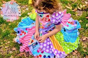 Girl's Be Fearless Dress Pattern - Ellie and Mac, Digital (PDF) Sewing Patterns | USA, Canada, UK, Australia