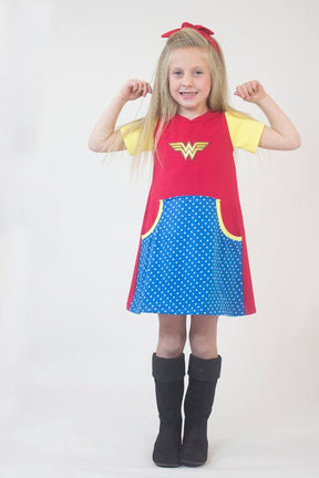 Girl's Be Independent Dress, Skirt & Shorties Pattern - Ellie and Mac, Digital (PDF) Sewing Patterns | USA, Canada, UK, Australia