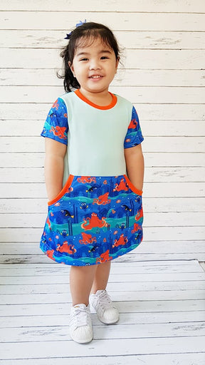 Girl's Be Independent Dress, Skirt & Shorties Pattern - Ellie and Mac, Digital (PDF) Sewing Patterns | USA, Canada, UK, Australia