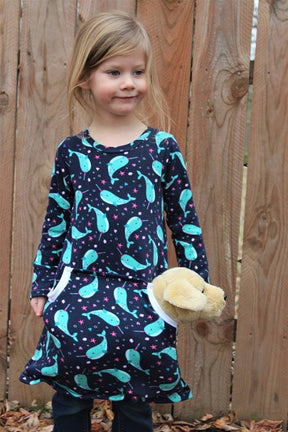 Girl's Be Independent Dress, Skirt & Shorties Pattern - Ellie and Mac, Digital (PDF) Sewing Patterns | USA, Canada, UK, Australia