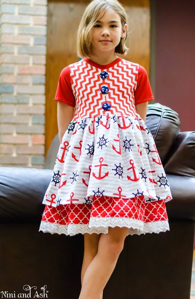 Be Kind Dress & Tunic Pattern - Ellie and Mac, Digital (PDF) Sewing Patterns | USA, Canada, UK, Australia
