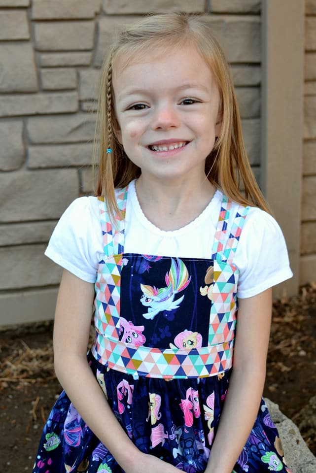 Girl's Believe In Magic Dress Pattern - Ellie and Mac, Digital (PDF) Sewing Patterns | USA, Canada, UK, Australia