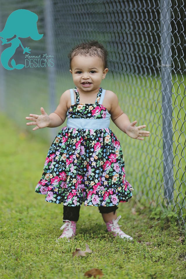 Girl's Believe In Magic Dress Pattern - Ellie and Mac, Digital (PDF) Sewing Patterns | USA, Canada, UK, Australia