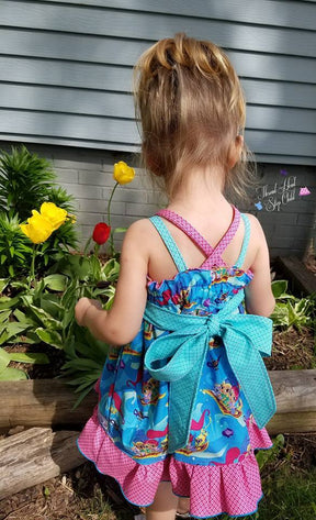 Girl's Believe In Magic Dress Pattern - Ellie and Mac, Digital (PDF) Sewing Patterns | USA, Canada, UK, Australia