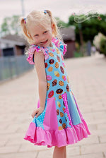 Girls Bella Twirl Dress Pattern - Ellie and Mac, Digital (PDF) Sewing Patterns | USA, Canada, UK, Australia