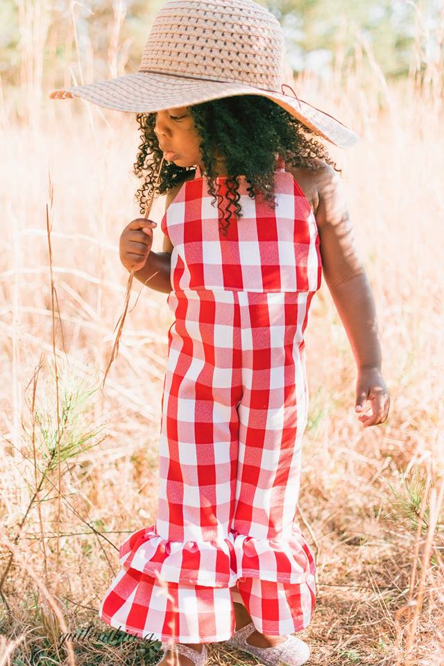 Girl's Be Outstanding Overalls Pattern - Ellie and Mac, Digital (PDF) Sewing Patterns | USA, Canada, UK, Australia