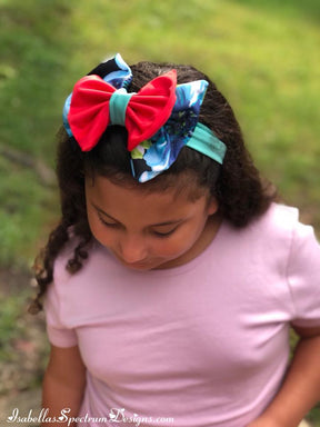 Be Posh Bow Headband Pattern - Ellie and Mac, Digital (PDF) Sewing Patterns | USA, Canada, UK, Australia