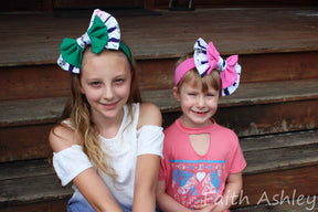 Be Posh Bow Headband Pattern - Ellie and Mac, Digital (PDF) Sewing Patterns | USA, Canada, UK, Australia