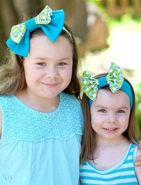 Be Posh Bow Headband Pattern - Ellie and Mac, Digital (PDF) Sewing Patterns | USA, Canada, UK, Australia