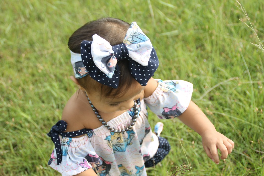 Be Posh Bow Headband Pattern - Ellie and Mac, Digital (PDF) Sewing Patterns | USA, Canada, UK, Australia
