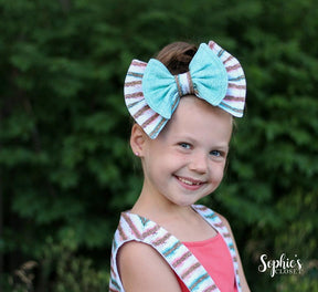 Be Posh Bow Headband Pattern - Ellie and Mac, Digital (PDF) Sewing Patterns | USA, Canada, UK, Australia