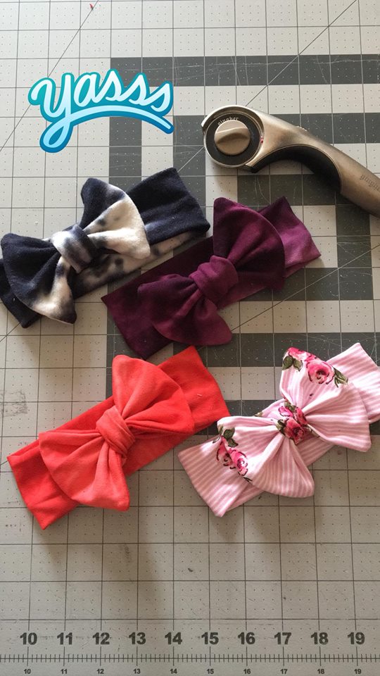 Simply Ellie Pink Gingham Ribbon Bow