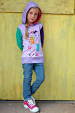 The Be Rad Hoodie Pattern Wacky - Ellie and Mac, Digital (PDF) Sewing Patterns | USA, Canada, UK, Australia