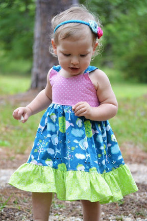 Girls Berry Patch Dress Pattern - Ellie and Mac, Digital (PDF) Sewing Patterns | USA, Canada, UK, Australia