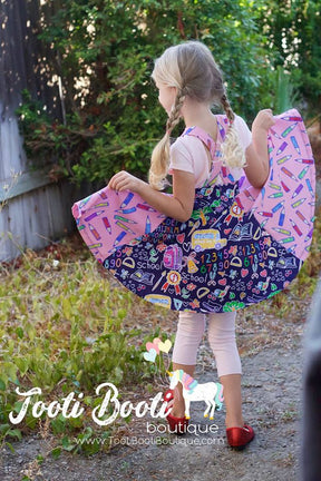 Girl's Be Smart Jumper Pattern - Ellie and Mac, Digital (PDF) Sewing Patterns | USA, Canada, UK, Australia